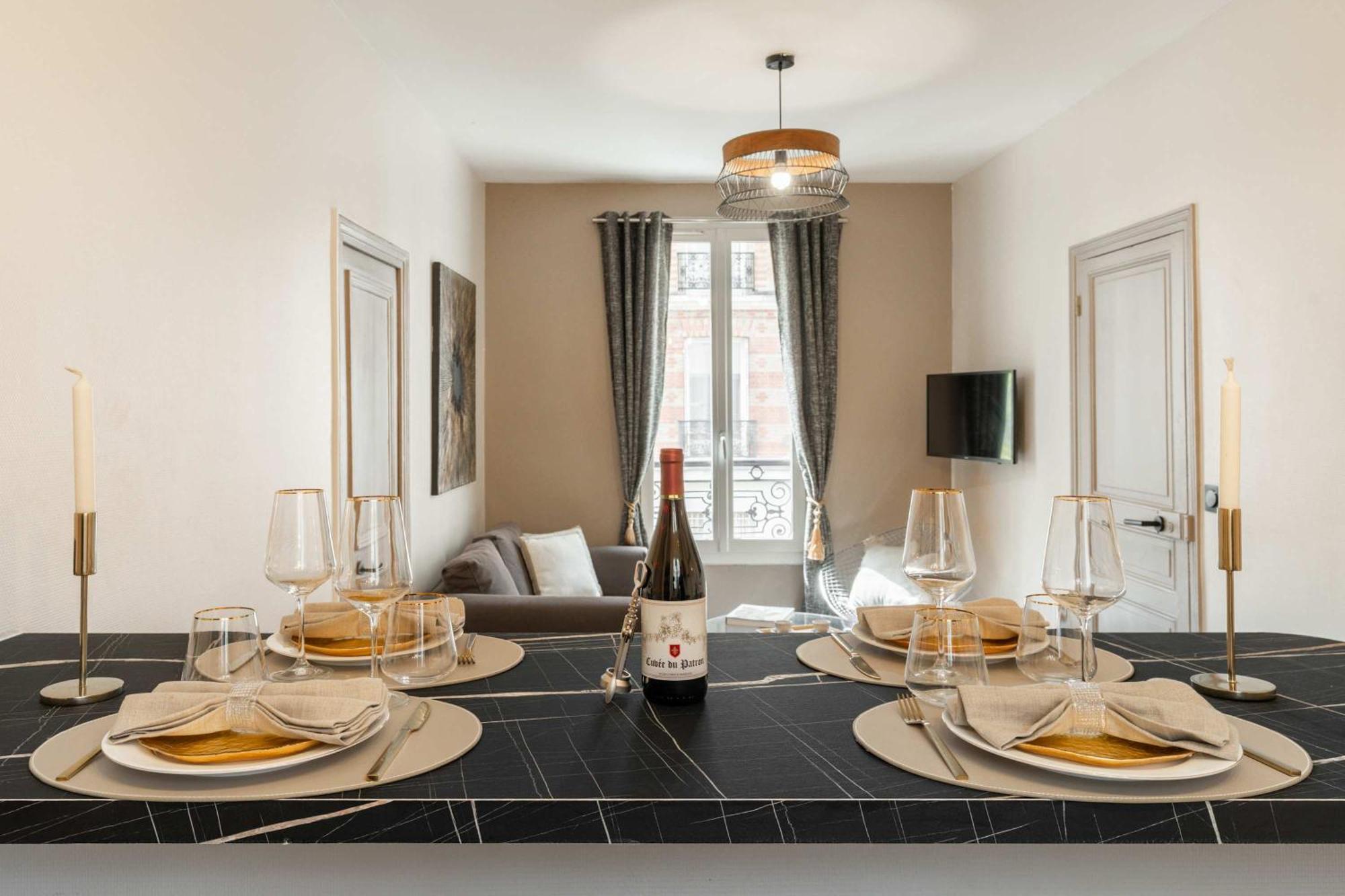 Family In Apartment Paris